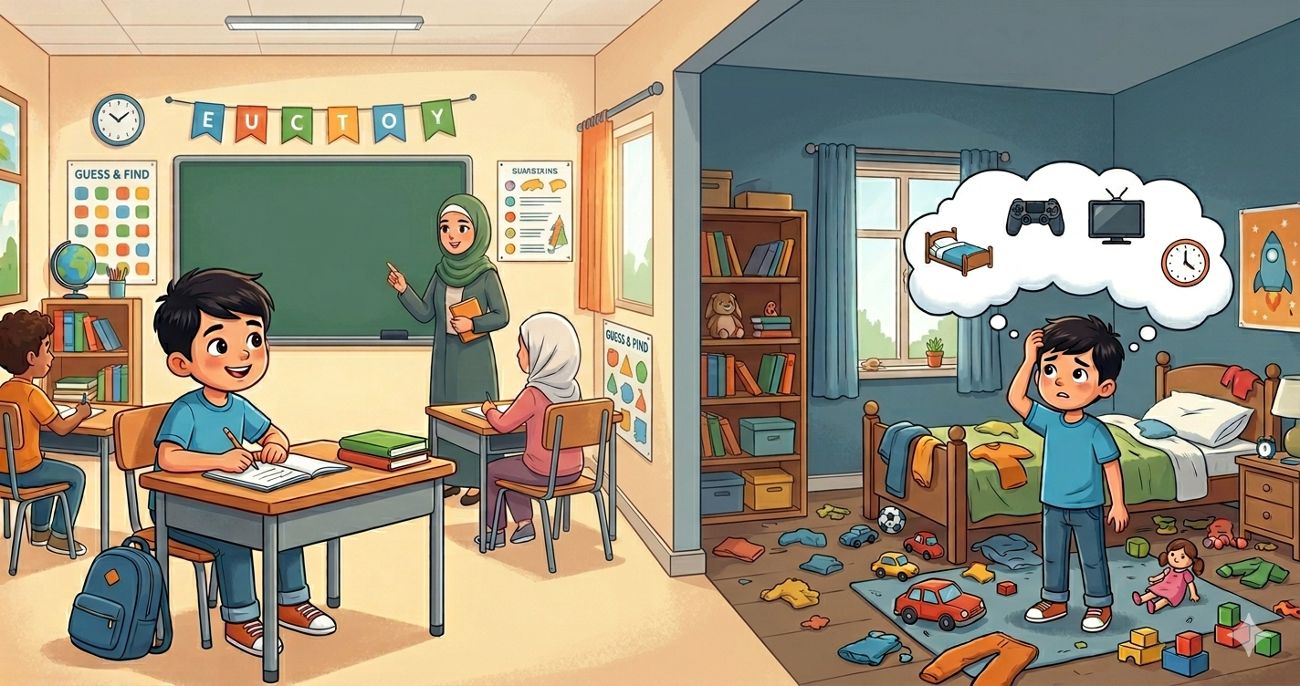 لماذا لا يطبق الطفل ما يتعلمه؟
