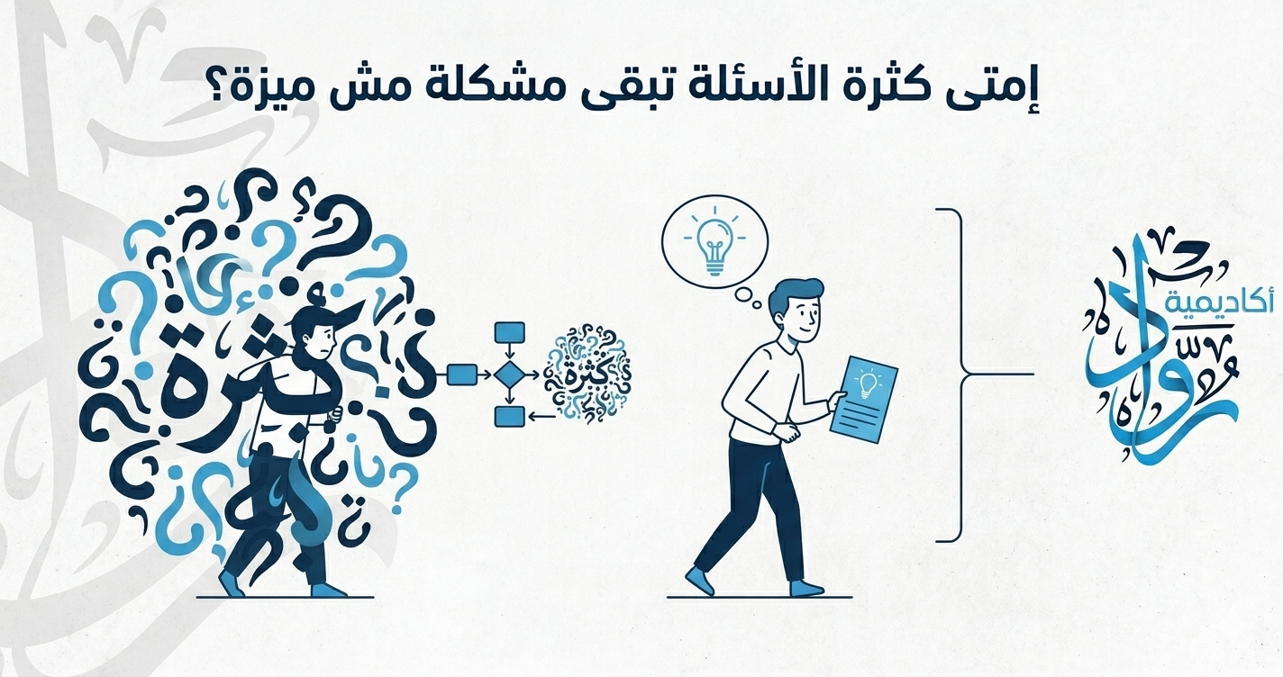 متى تصبح كثرة الأسئلة مشكلة وليست ميزة؟