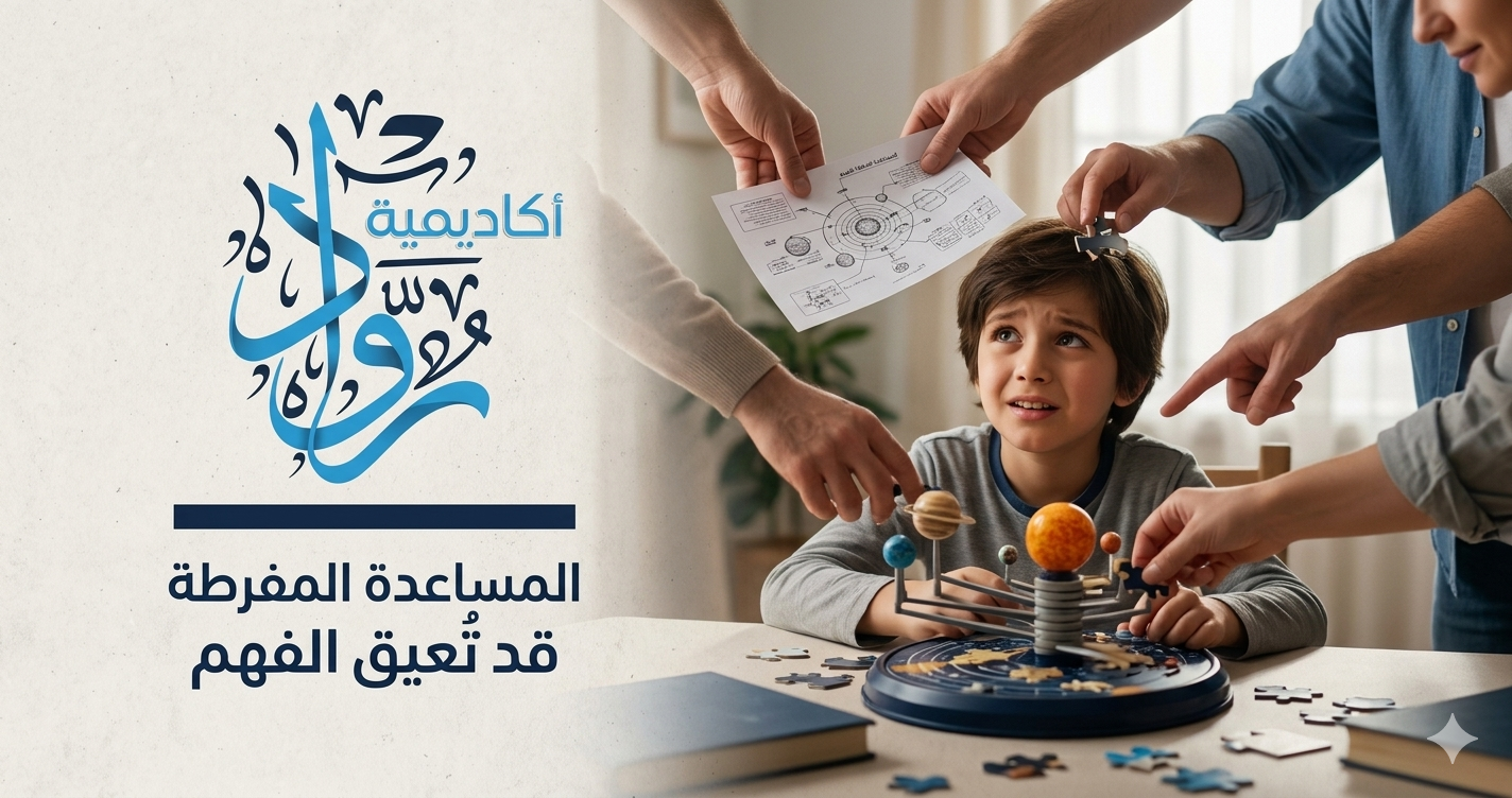 كيف يمكن أن تؤثر المساعدة الزائدة من البيت سلبًا على فهم الطفل دون قصد؟